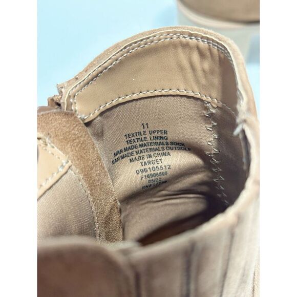 Universal‎ Thread Women's Cognac Katrina Platform Heeled Ankle Boots Tan Size 11 - Picture 9 of 14